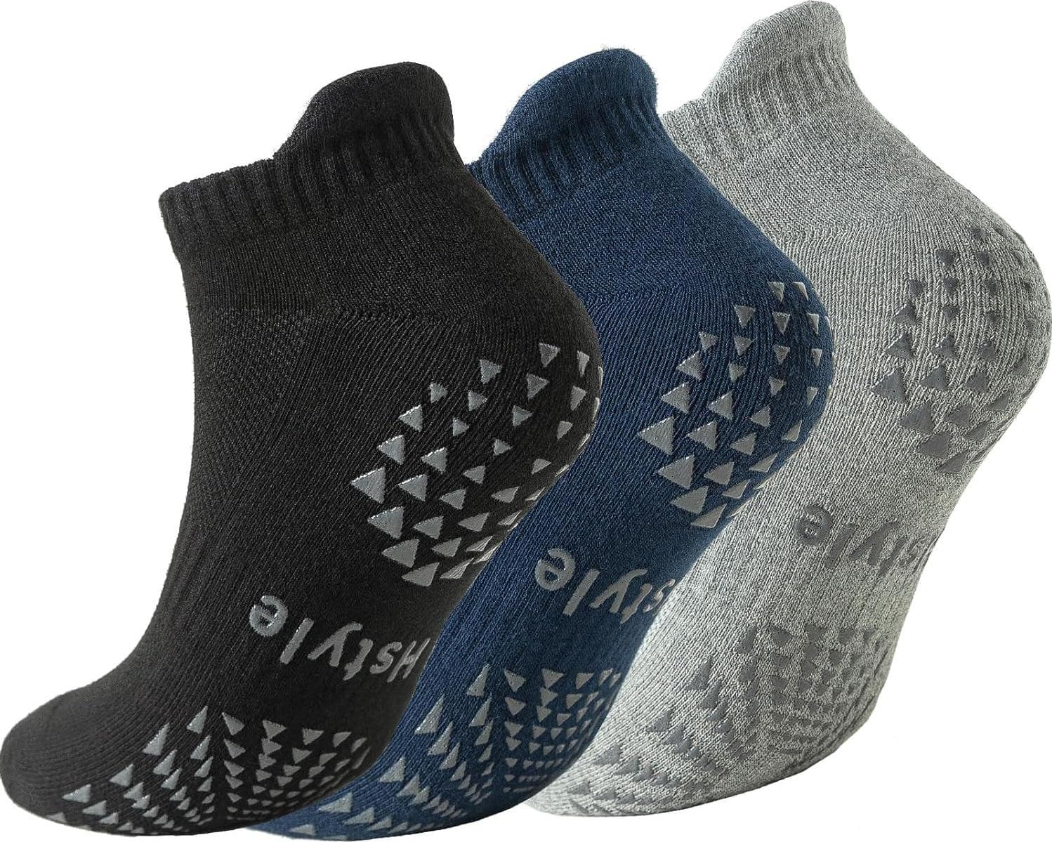 6 Pairs of Yoga Socks with Grips for Women and Men,Ideal for Ballet,Barefoot Workout,Pilates Grip Socks Non Slip Socks