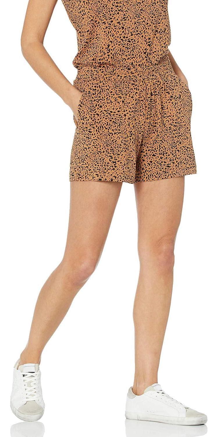 Amazon Essentials Women’s Classic-Fit Knit Pull-On Short