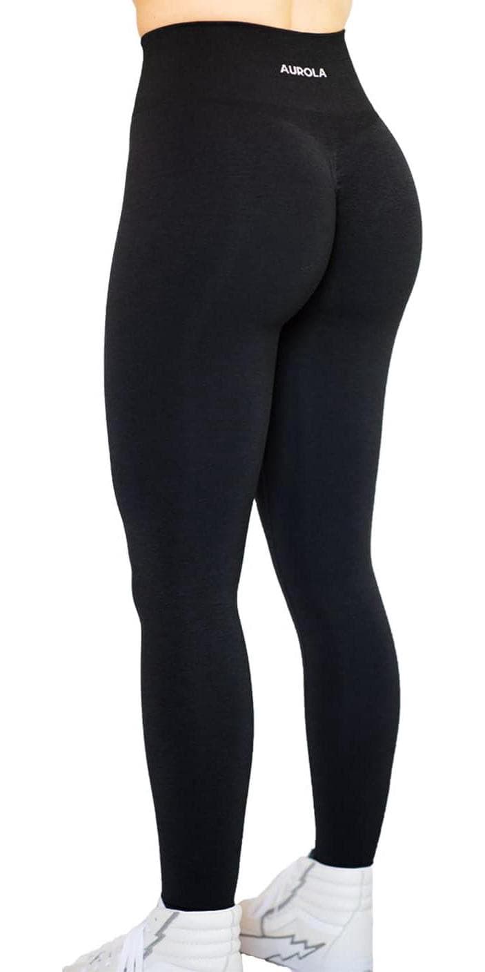 AUROLA Workout Leggings for Women Seamless Scrunch Tights Tummy Control Gym Fitness Girl Sport Active Yoga Pants