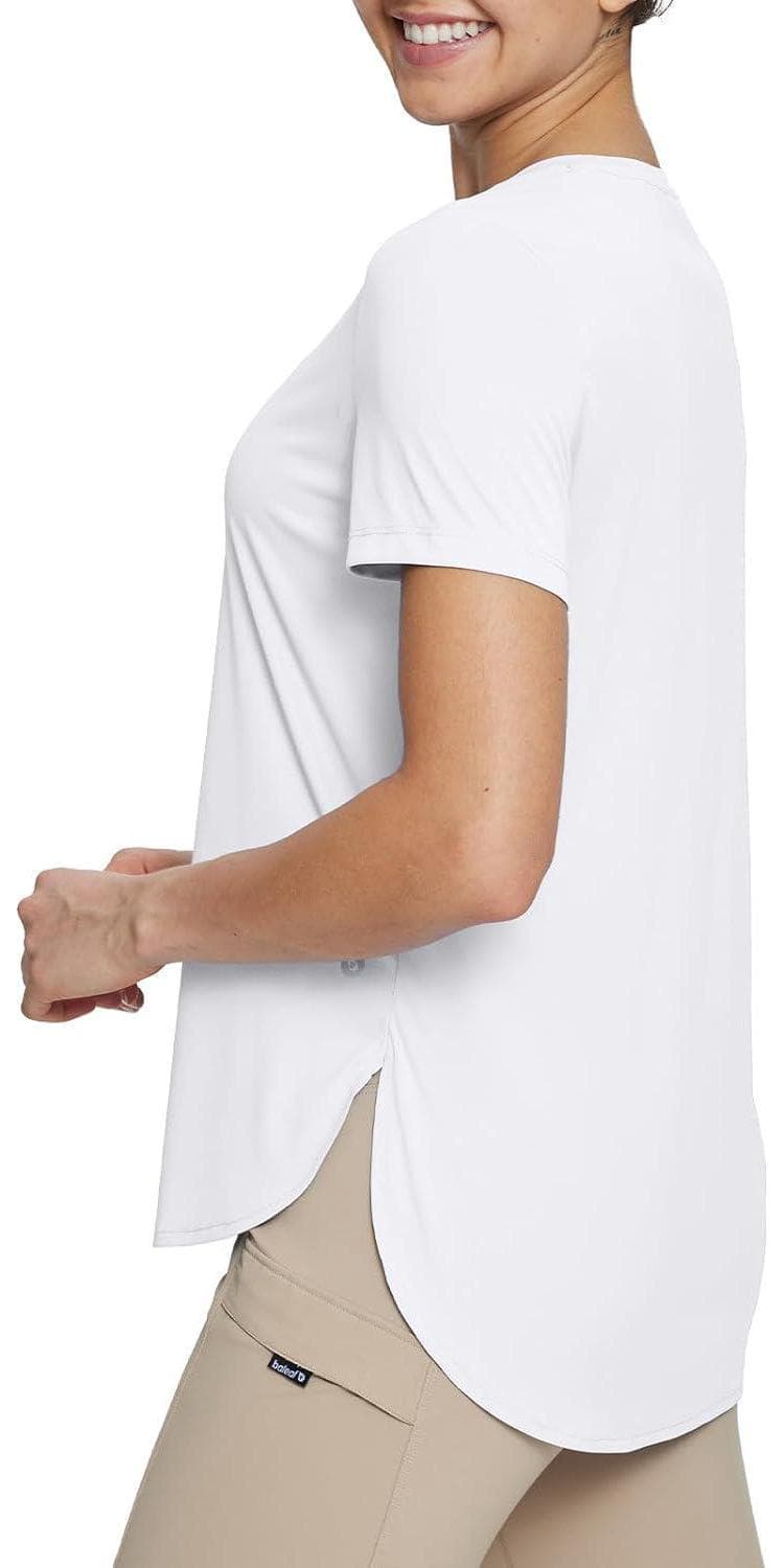 BALEAF Women’s Short Sleeve T Shirts Crew Neck Workout Tops Running Shirts Sun Protection Quick Dry UV