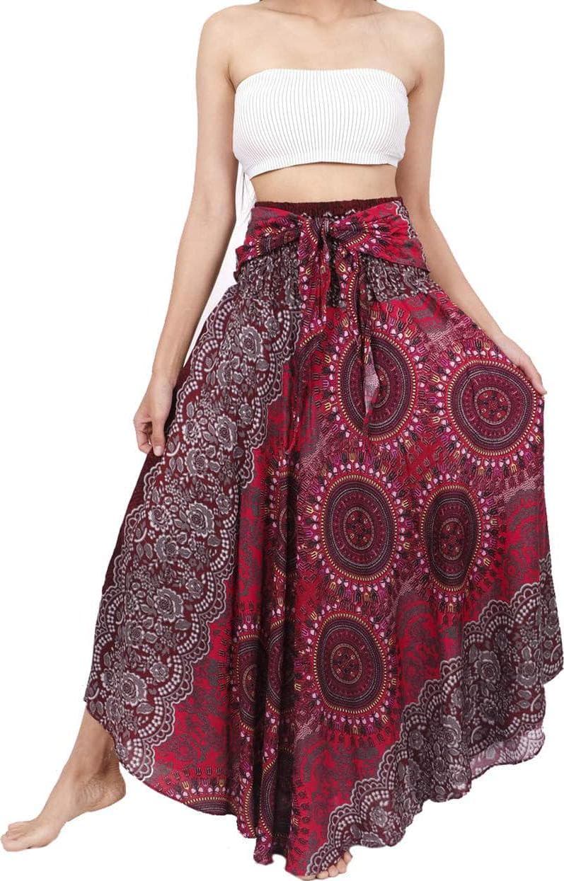 Banjamath Women’s Long Bohemian Style Gypsy Boho Hippie Skirt