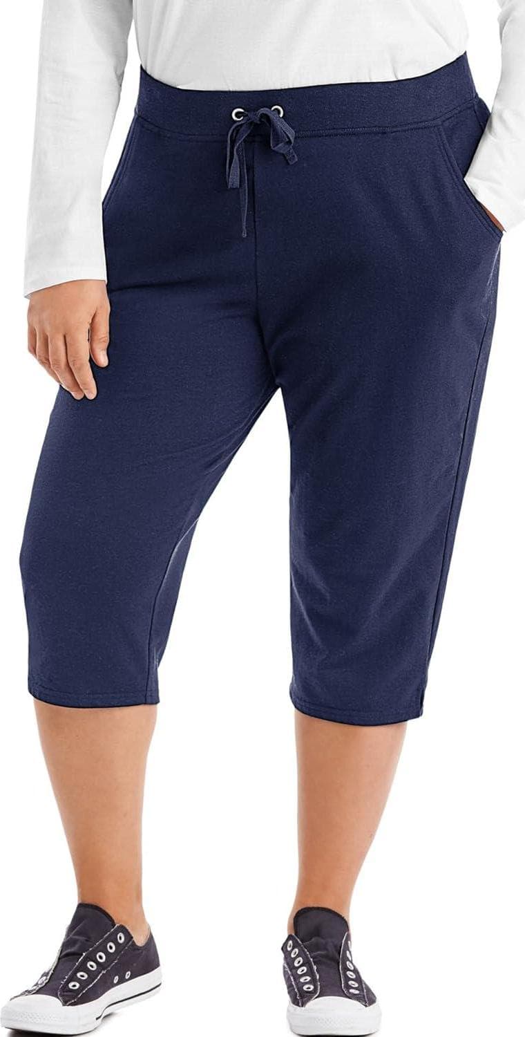 Just My Size Women’s Sweatspants, French Terry Capris with Pockets, JMS Women’s Capri Pocket Sweatpants