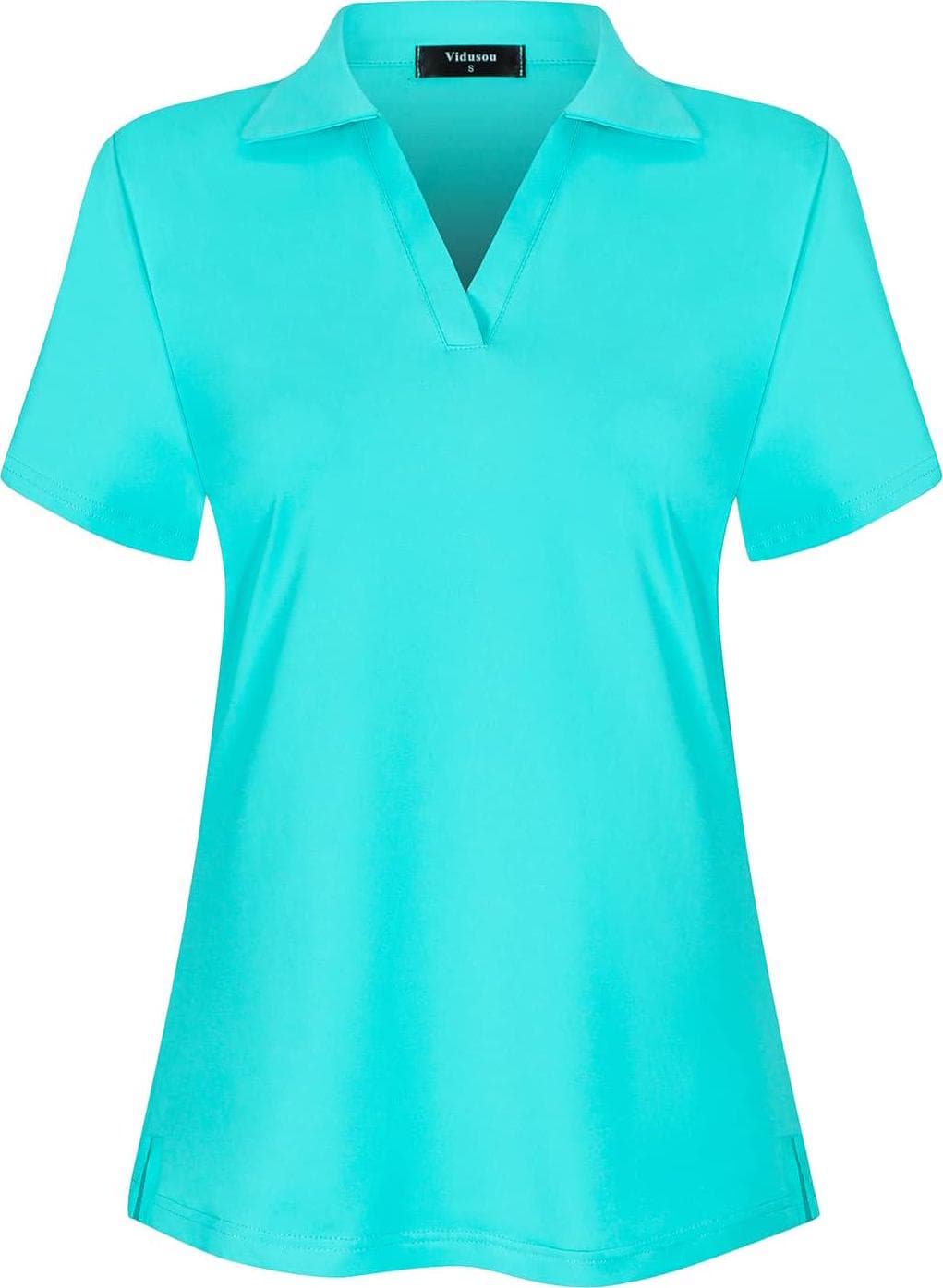 Women’s Short Sleeve Golf Polo Shirts Tennis Shirts Sport T-Shirts Workout Tops