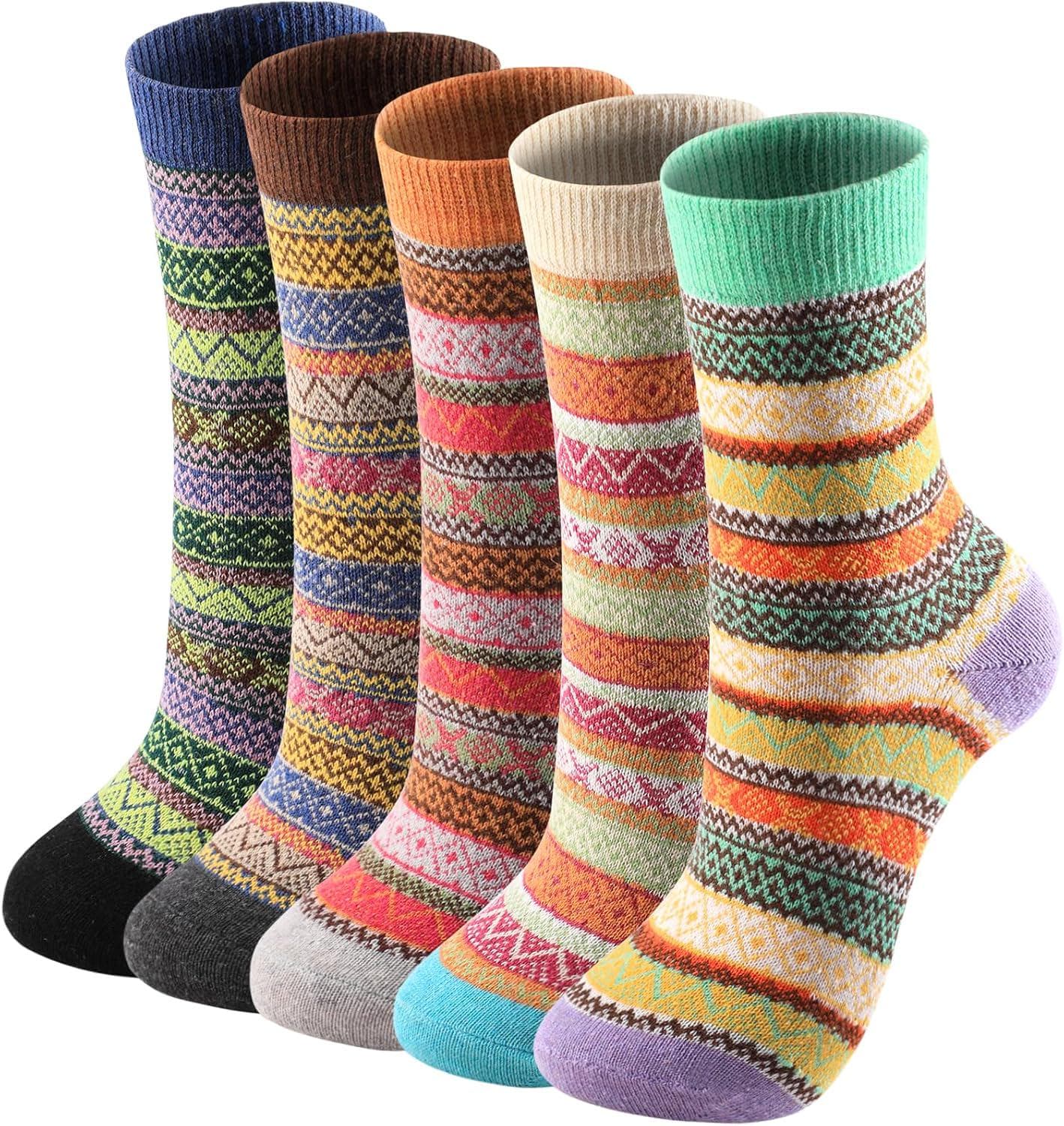 Wool Socks – Wool Socks for Women, Womens Wool Socks, Warm Socks for Women Men, Thick Winter Socks Cozy Socks